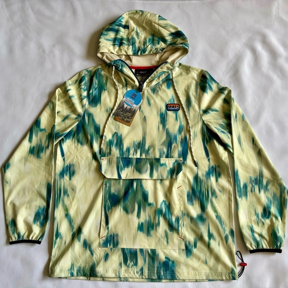 Avalanche Ripstop 1/4 Zip Pullover Jacket Size Small Water Resistant